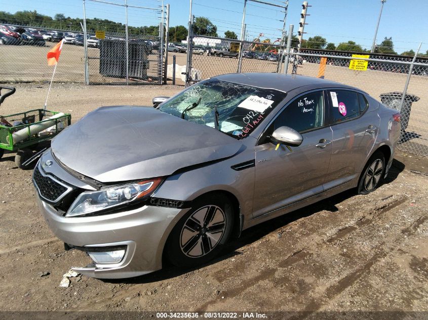 2013 KIA OPTIMA HYBRID LX KNAGM4AD5D5042617