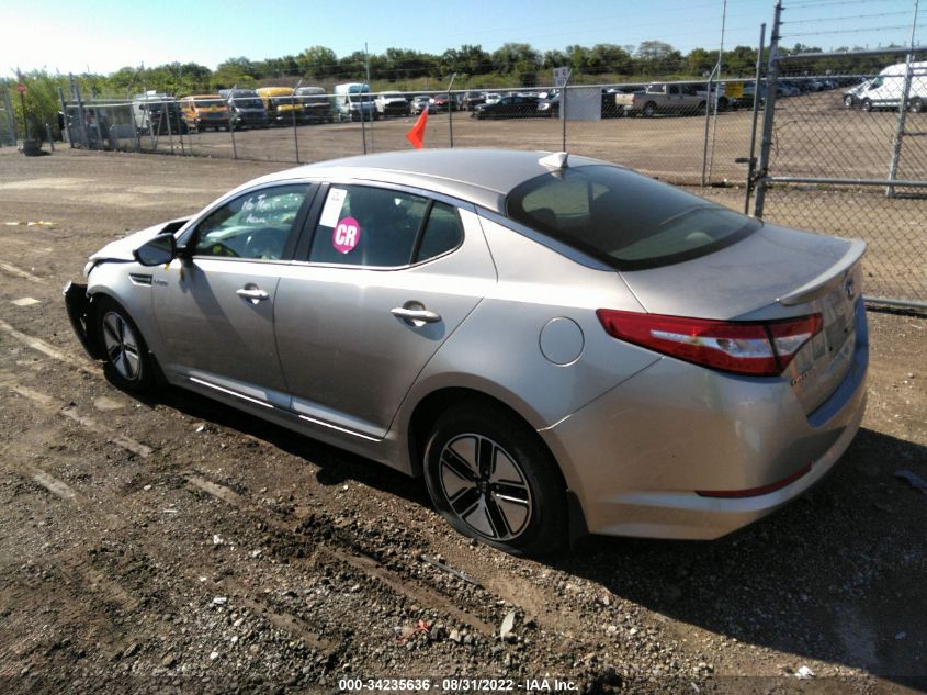 2013 KIA OPTIMA HYBRID LX KNAGM4AD5D5042617
