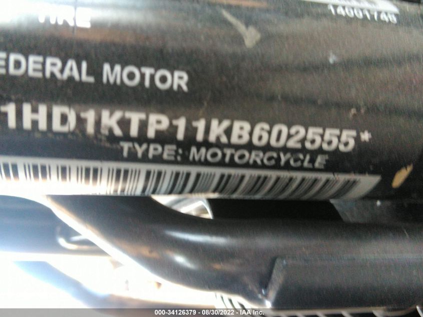 2019 HARLEY-DAVIDSON FLTRXS 1HD1KTP11KB602555