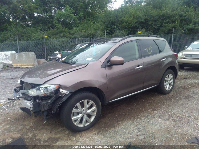 NISSAN MURANO 2014 VIN JN8AZ1MW5EW500484
