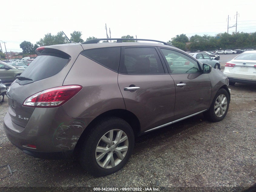 NISSAN MURANO 2014 VIN JN8AZ1MW5EW500484