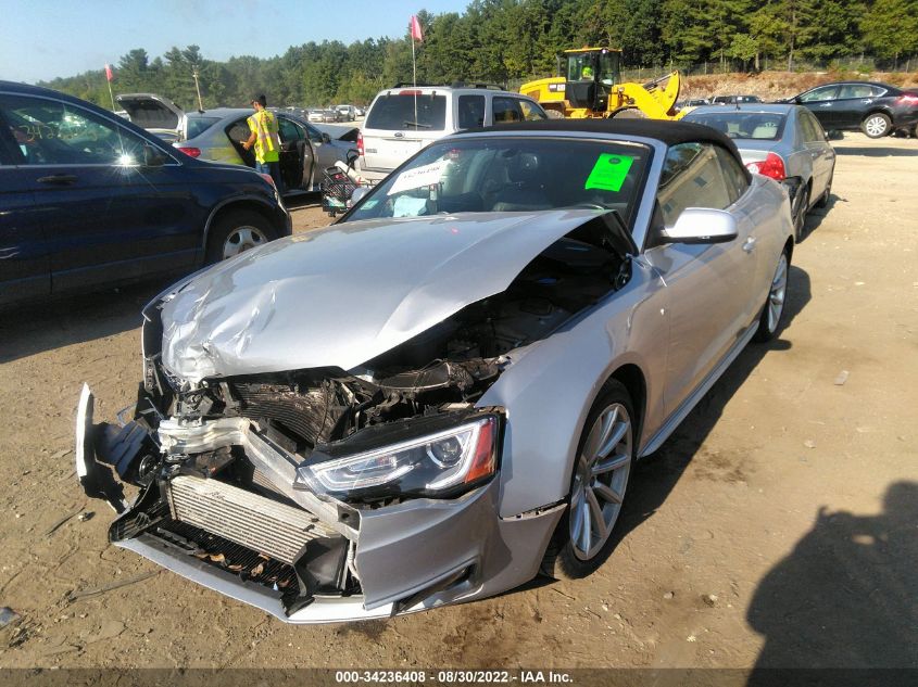 2015 AUDI A5 PREMIUM PLUS WAUMFAFHXFN008165