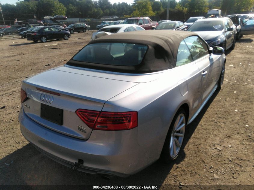 2015 AUDI A5 PREMIUM PLUS WAUMFAFHXFN008165