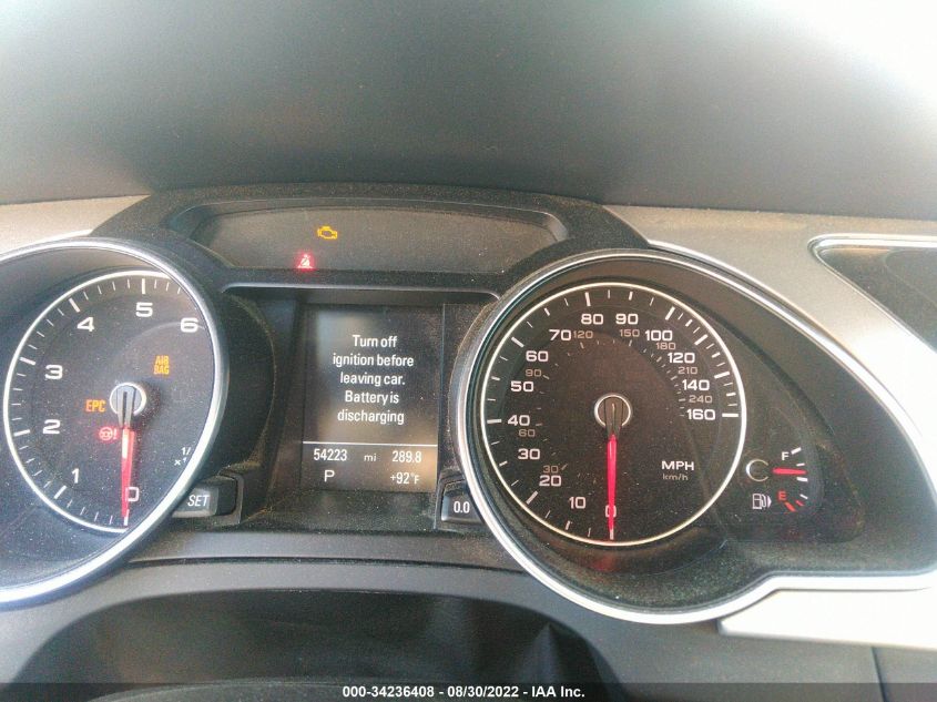 2015 AUDI A5 PREMIUM PLUS WAUMFAFHXFN008165