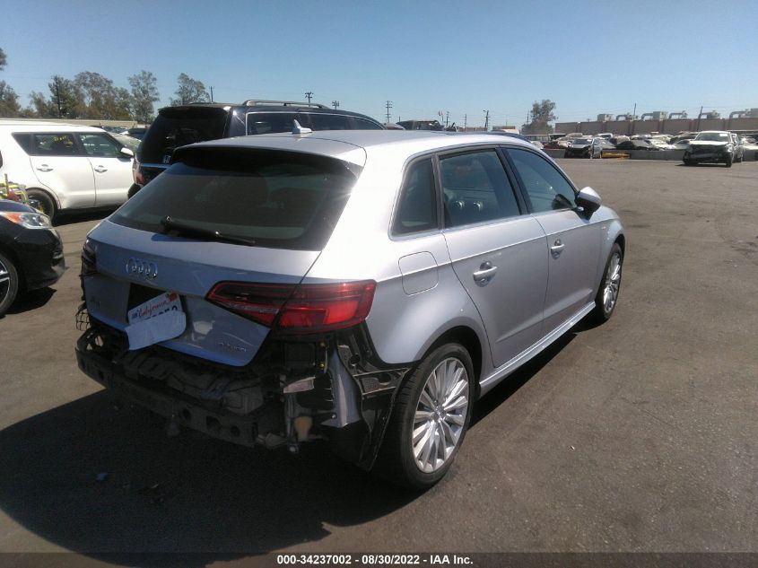 2018 AUDI A3 SPORTBACK E-TRON PREMIUM PLUS WAUTPBFF0JA057677
