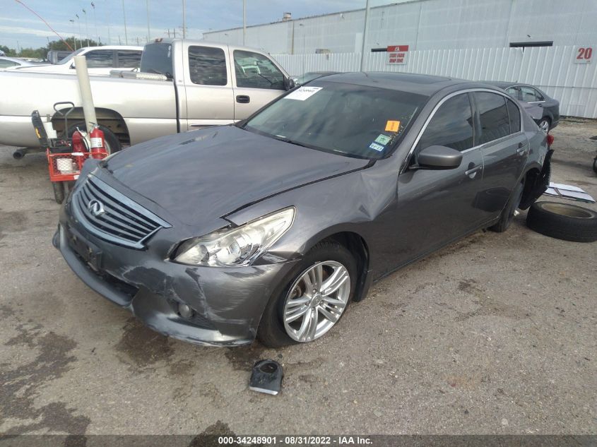 2013 INFINITI G37 SEDAN X JN1CV6AR4DM355236