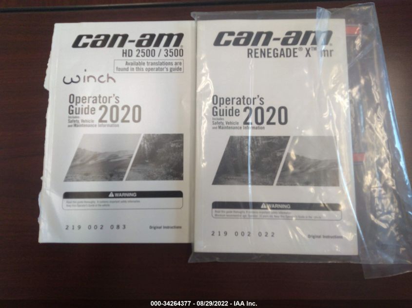 2020 CAN-AM RENEGADE X MR 570R 3JBMWAV28LJ000320
