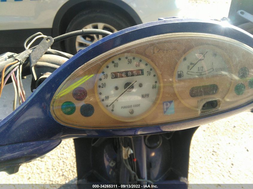 2001 VESPA M198F ZAPM198F815002951