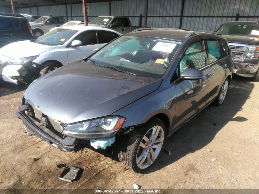 2015 VOLKSWAGEN GOLF SPORTWAGEN TDI SEL 3VWCA7AU2FM514553