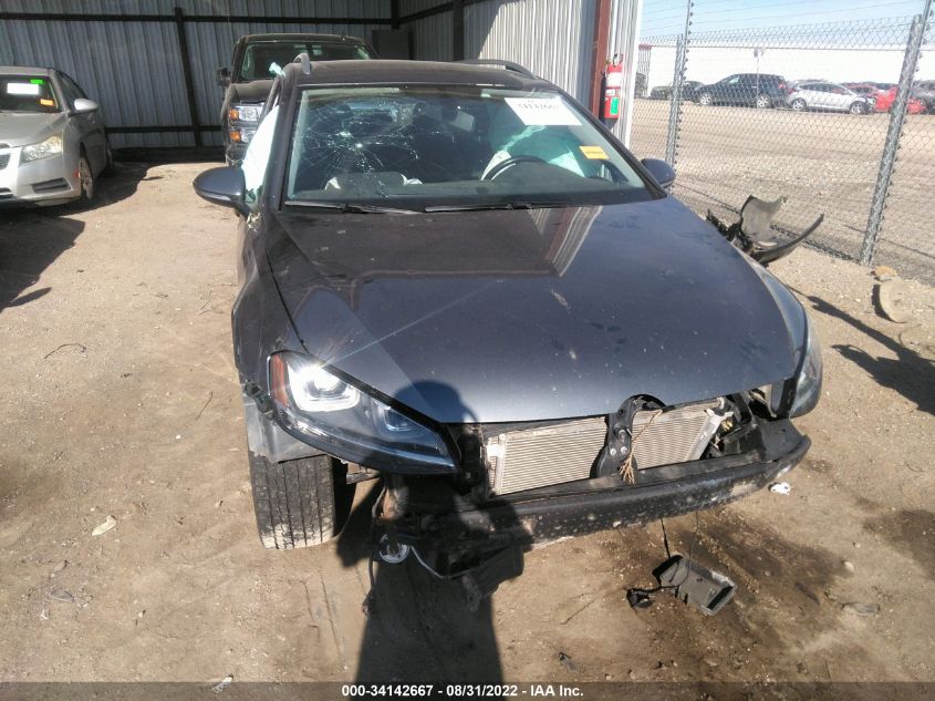 2015 VOLKSWAGEN GOLF SPORTWAGEN TDI SEL 3VWCA7AU2FM514553