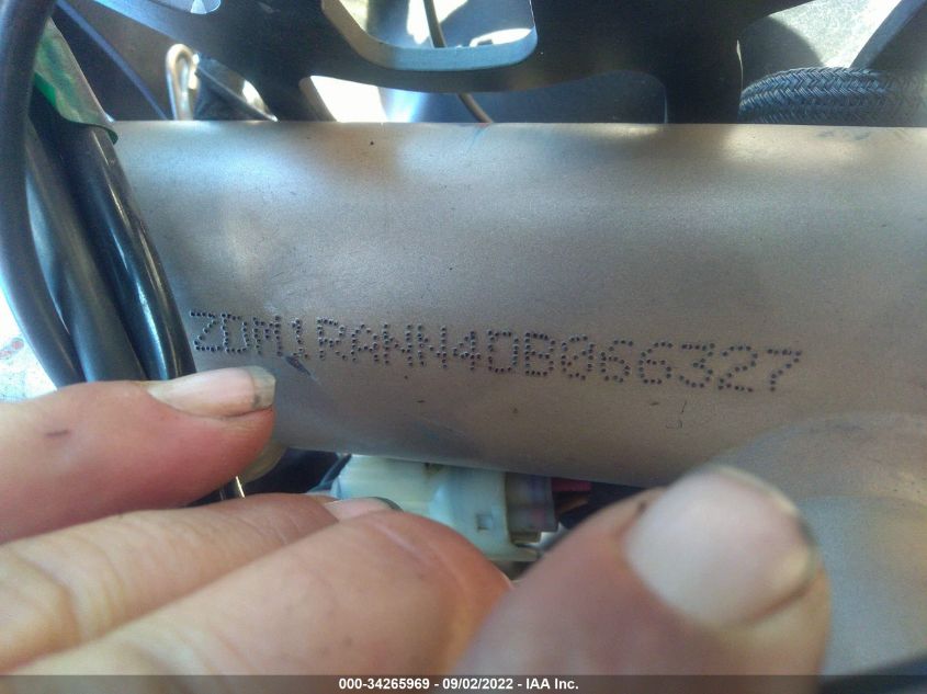 2013 DUCATI MONSTER 796 ZDM1RANN4DB066327