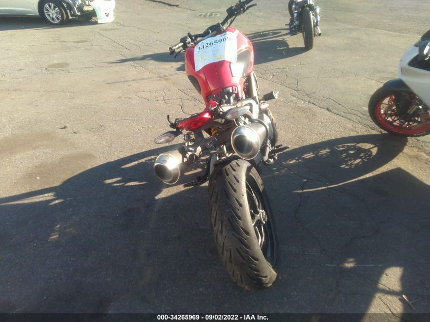 2013 DUCATI MONSTER 796 ZDM1RANN4DB066327