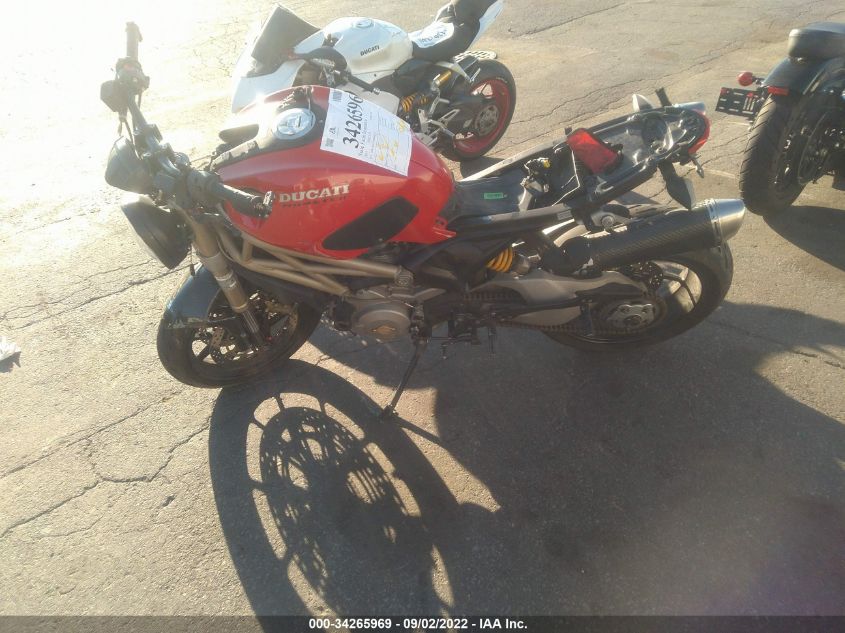2013 DUCATI MONSTER 796 ZDM1RANN4DB066327