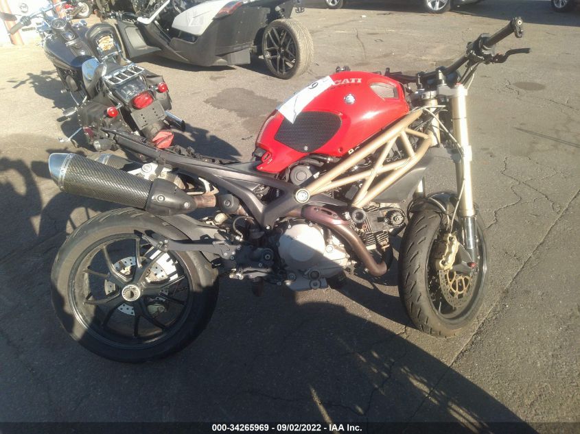 2013 DUCATI MONSTER 796 ZDM1RANN4DB066327