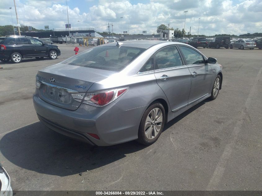 2014 HYUNDAI SONATA HYBRID LIMITED KMHEC4A49EA112413