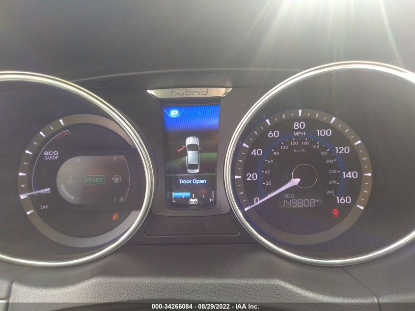 2014 HYUNDAI SONATA HYBRID LIMITED KMHEC4A49EA112413