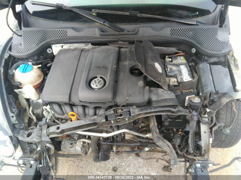 2013 VOLKSWAGEN BEETLE COUPE 2.5L 3VWJX7AT9DM661110