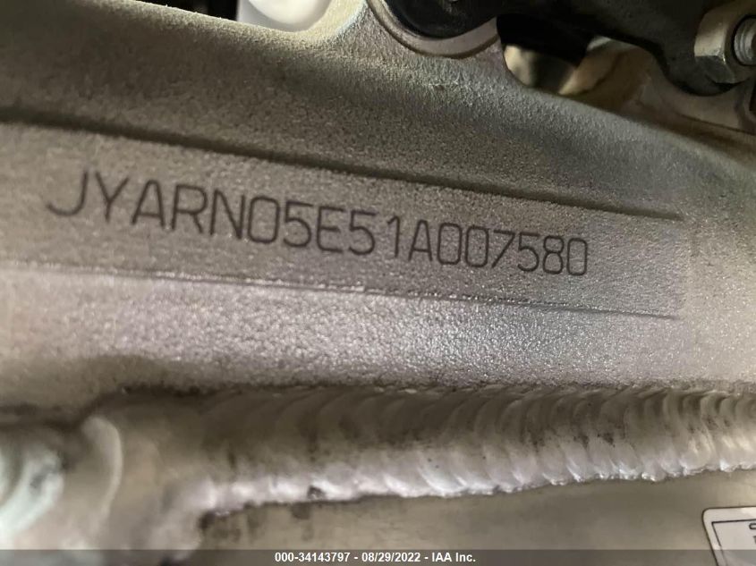 2001 YAMAHA YZFR1 JYARN05E51A007580