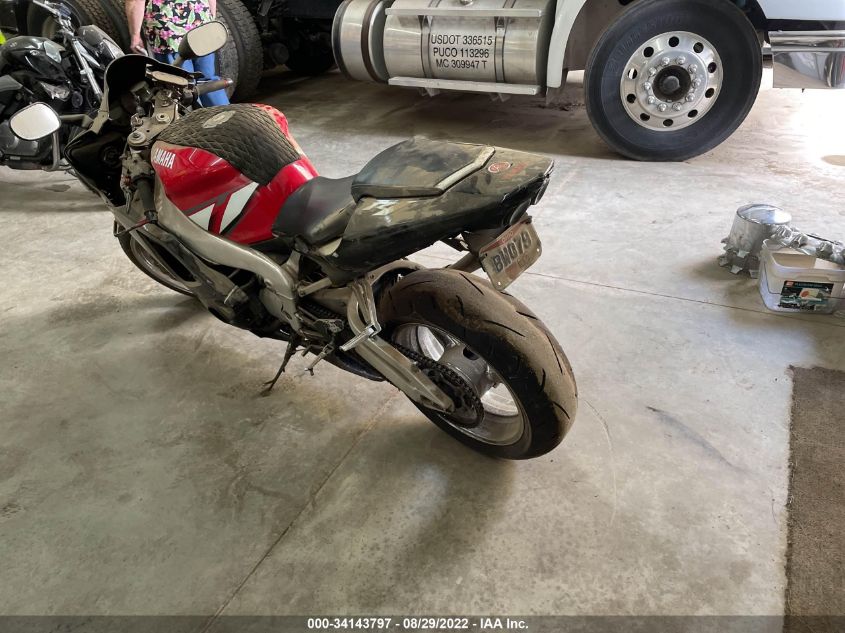 2001 YAMAHA YZFR1 JYARN05E51A007580