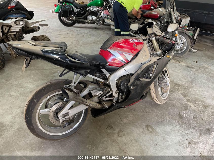 2001 YAMAHA YZFR1 JYARN05E51A007580