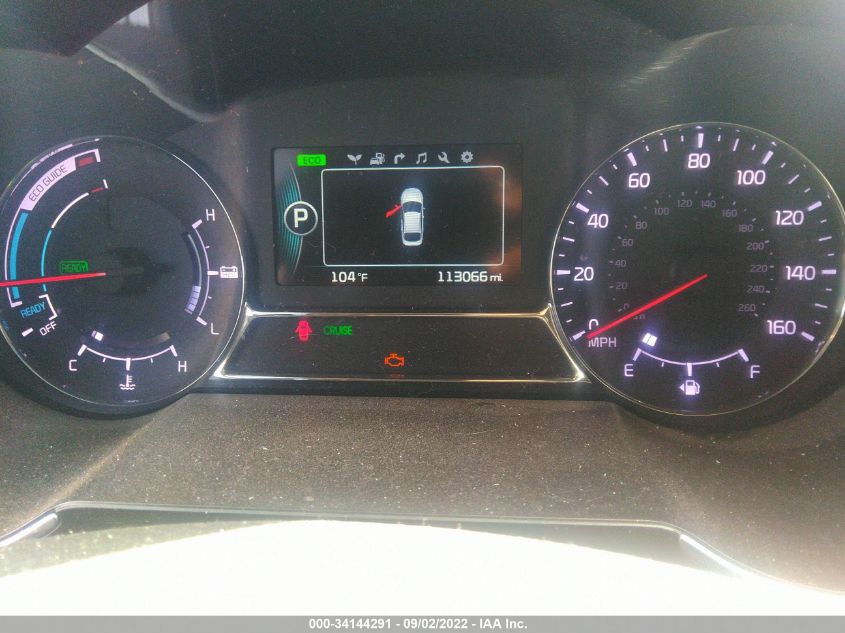 2015 KIA OPTIMA HYBRID EX KNAGN4AD2F5087644