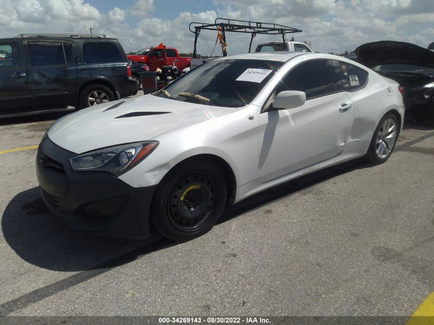 2013 HYUNDAI GENESIS COUPE 2.0T PREMIUM KMHHT6KD0DU107945