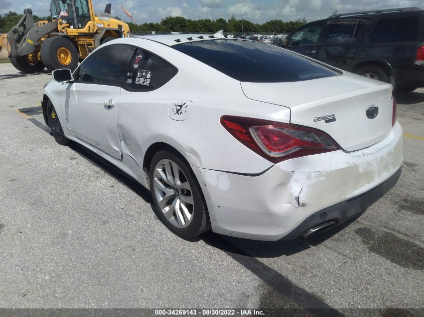 2013 HYUNDAI GENESIS COUPE 2.0T PREMIUM KMHHT6KD0DU107945