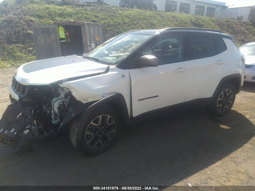 VIN 3C4NJDDB4KT674440 2019 JEEP COMPASS TRAILHAWK