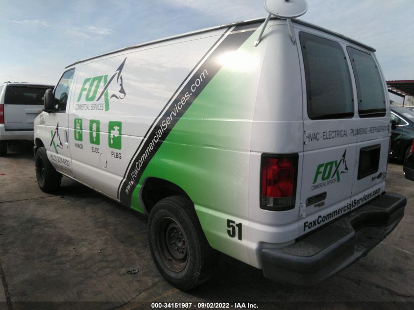 2014 FORD ECONOLINE CARGO VAN COMMERCIAL/RECREATIONAL 1FTSE3EL3EDB12368