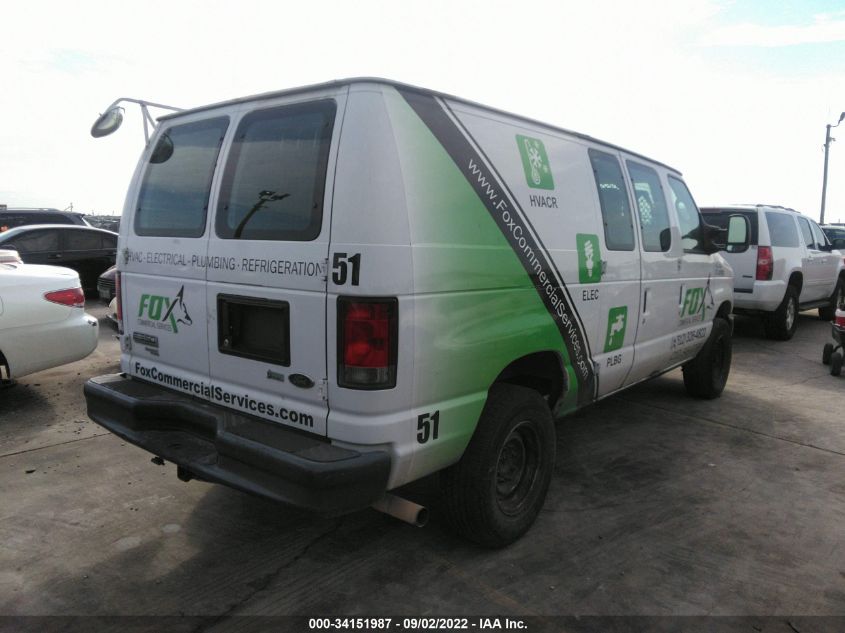 2014 FORD ECONOLINE CARGO VAN COMMERCIAL/RECREATIONAL 1FTSE3EL3EDB12368