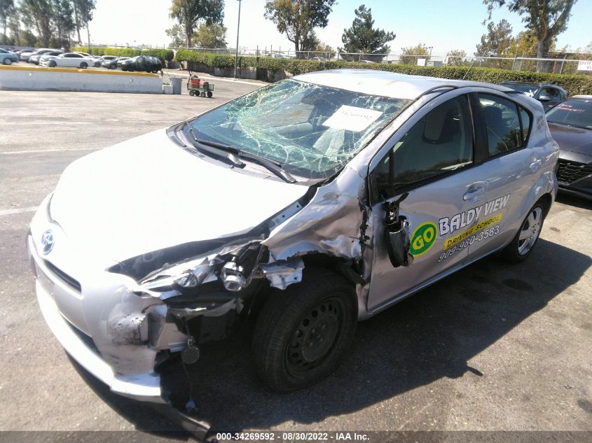 2014 TOYOTA PRIUS C ONE/THREE/TWO/FOUR JTDKDTB3XE1569056