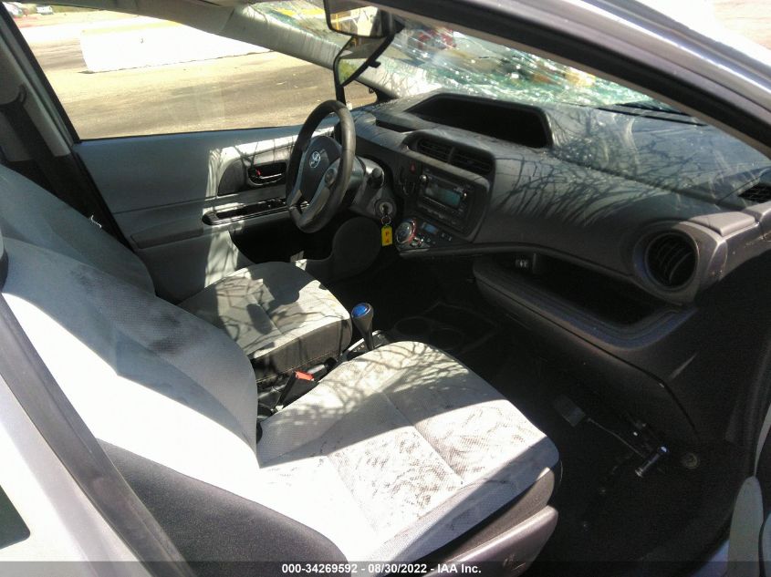 2014 TOYOTA PRIUS C ONE/THREE/TWO/FOUR JTDKDTB3XE1569056