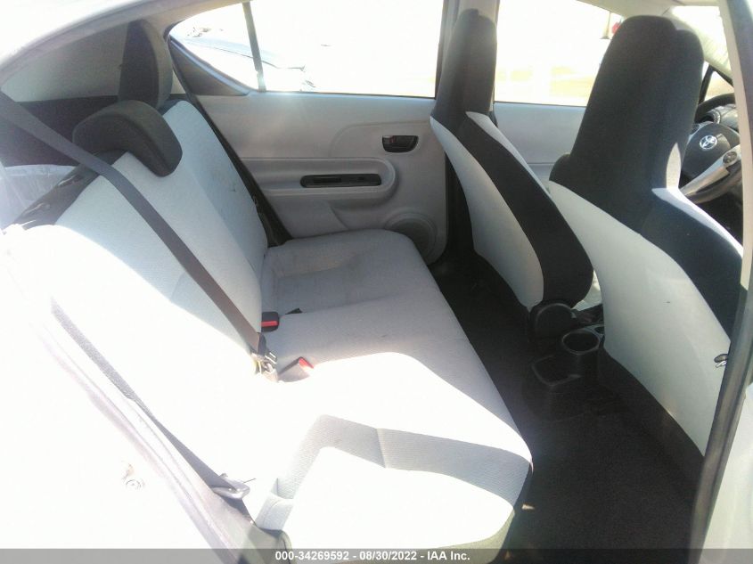 2014 TOYOTA PRIUS C ONE/THREE/TWO/FOUR JTDKDTB3XE1569056