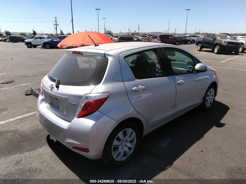 2014 TOYOTA YARIS L VNKKTUD33EA005729