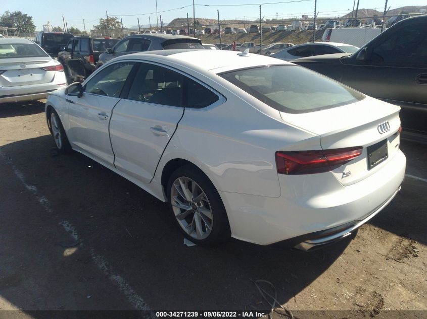 2020 AUDI A5 SPORTBACK PREMIUM WAUANCF50LA005950