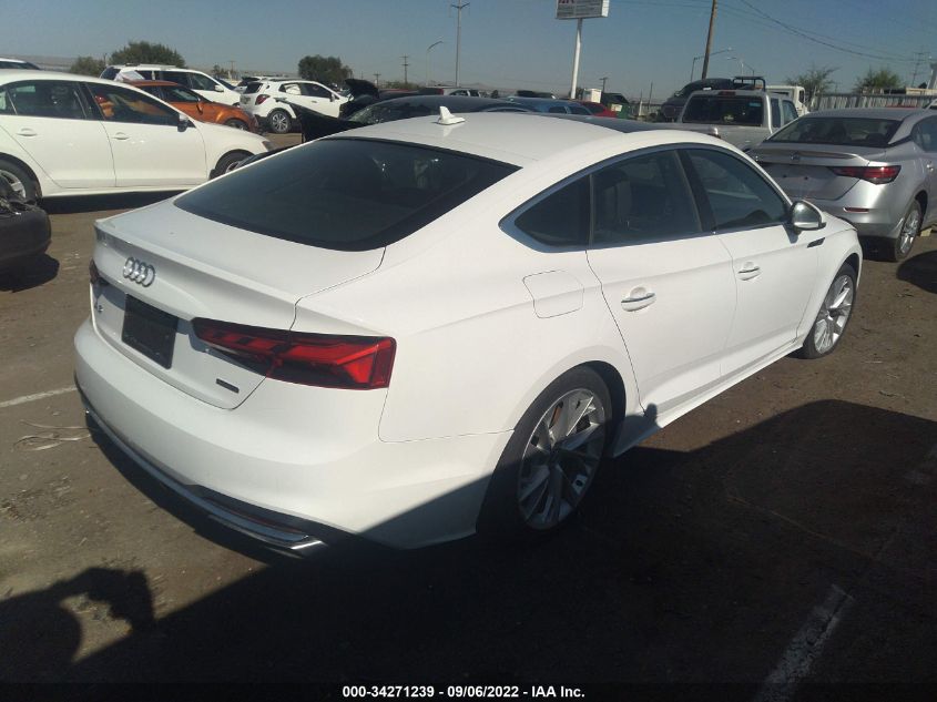 2020 AUDI A5 SPORTBACK PREMIUM WAUANCF50LA005950
