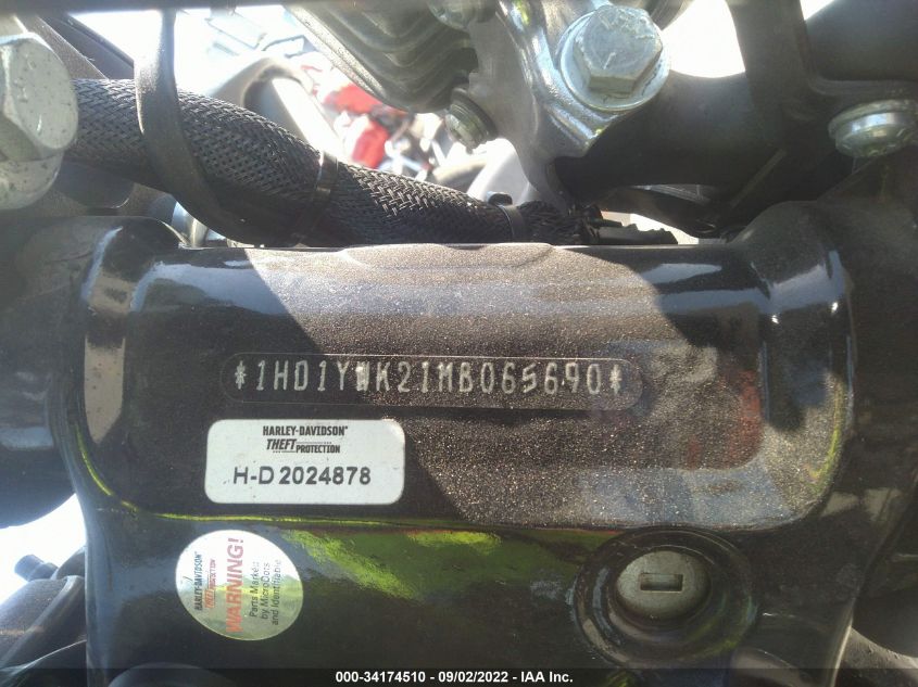 2021 HARLEY-DAVIDSON FXLRS 1HD1YWK21MB065690