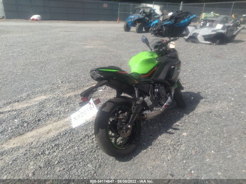 2022 KAWASAKI EX650 N ML5EXEN1XNDA78511