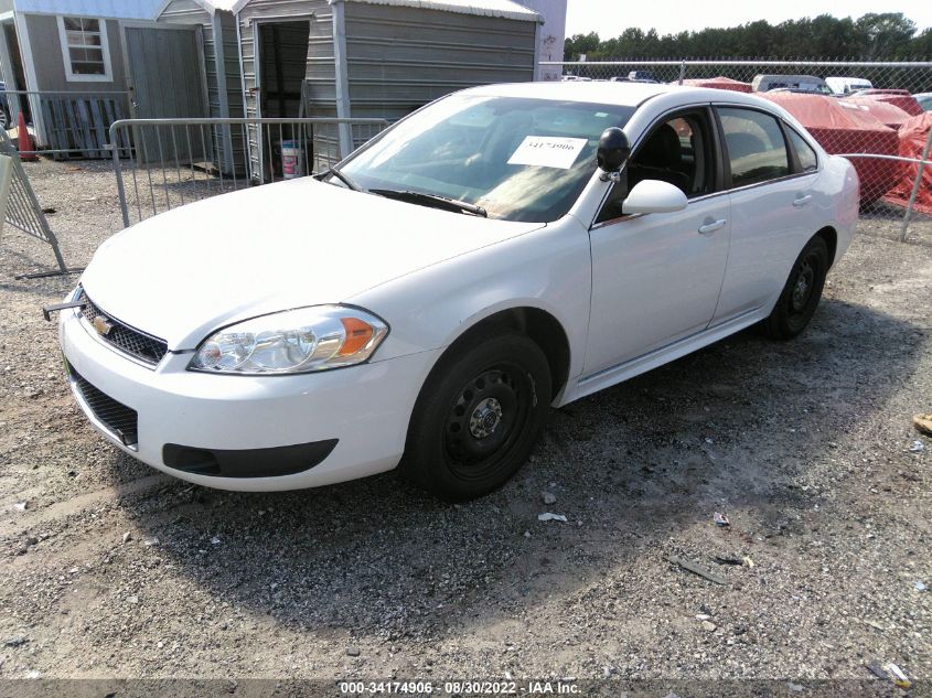 2013 CHEVROLET IMPALA POLICE 2G1WD5E33D1253718