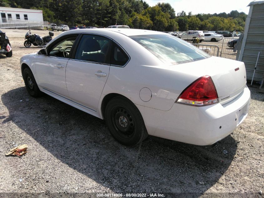 2013 CHEVROLET IMPALA POLICE 2G1WD5E33D1253718