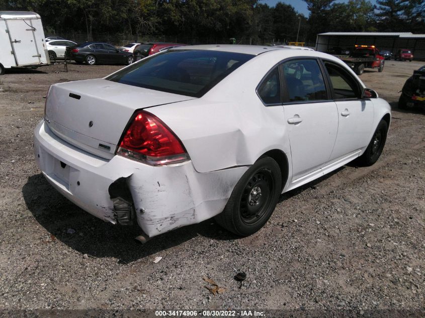 2013 CHEVROLET IMPALA POLICE 2G1WD5E33D1253718