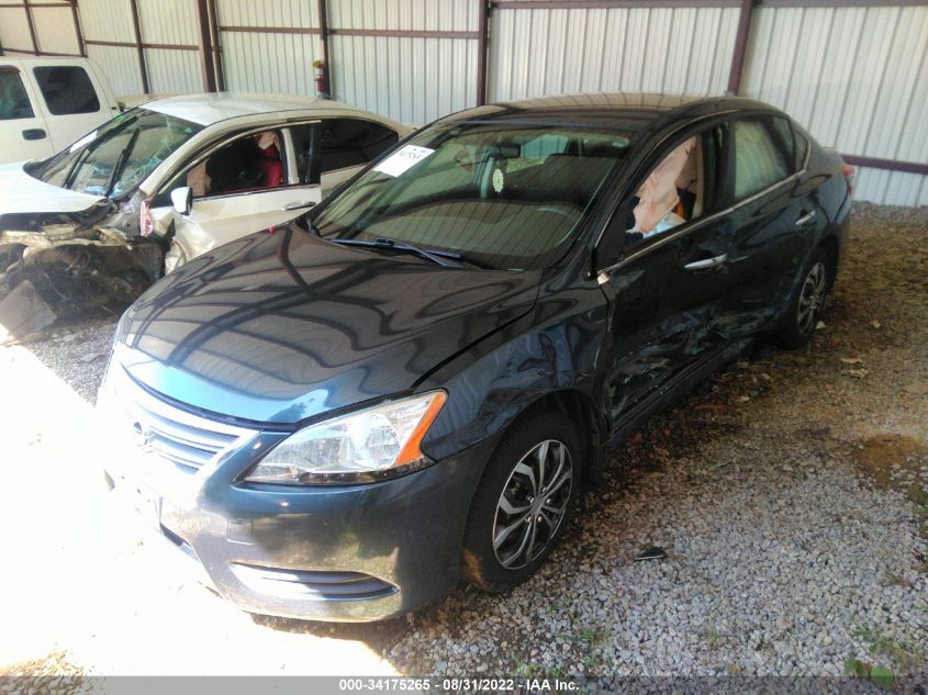 VIN 3N1AB7AP5DL648433 2013 NISSAN SENTRA no.2