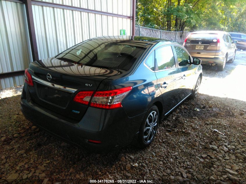 VIN 3N1AB7AP5DL648433 2013 NISSAN SENTRA no.4