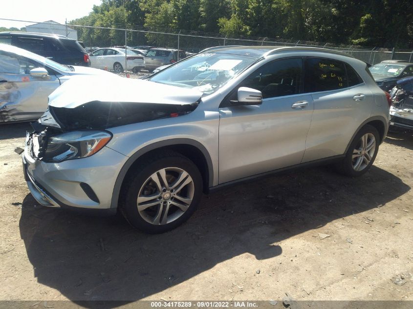 2015 MERCEDES-BENZ GLA-CLASS GLA 250 WDCTG4GB9FJ094805