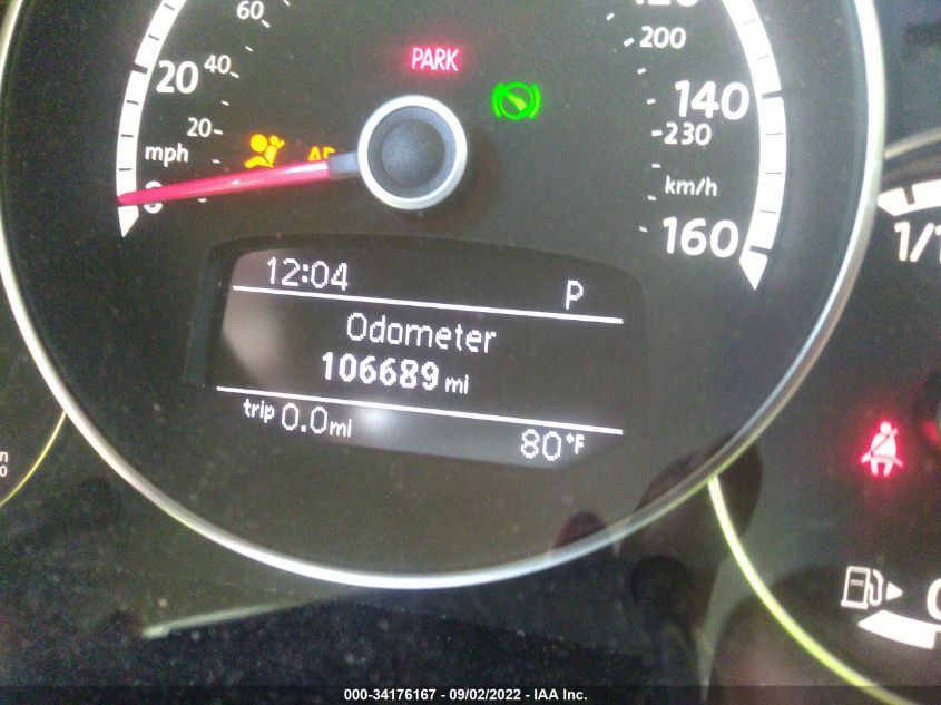 2014 VOLKSWAGEN BEETLE COUPE 2.5L 3VWJX7AT2EM616799