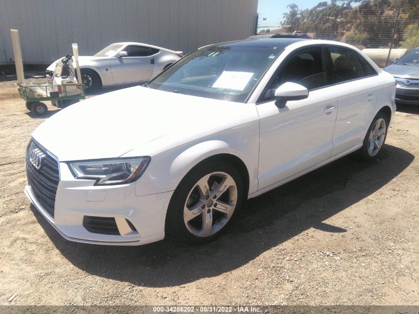 VIN WAUAUGFFXH1028856 2017 AUDI A3 SEDAN no.2