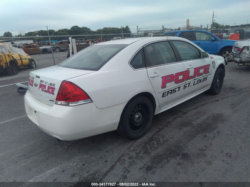 2014 CHEVROLET IMPALA LIMITED POLICE 2G1WD5E34E1185897