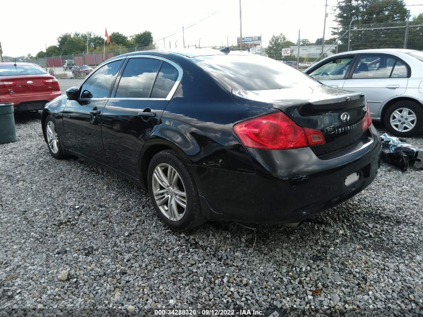 2013 INFINITI G37 SEDAN JOURNEY JN1CV6AP8DM715851