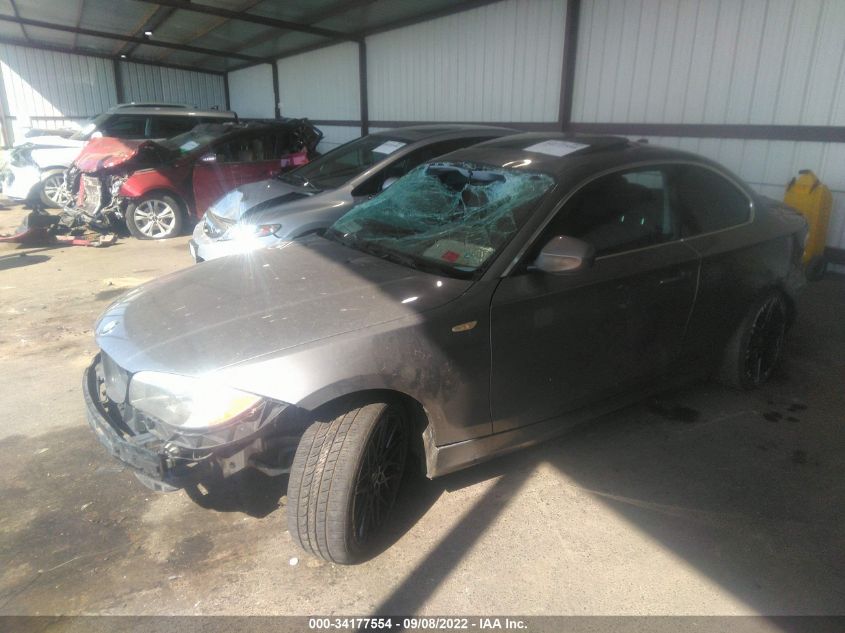 2013 BMW 1 SERIES 128I WBAUP9C5XDVS94649
