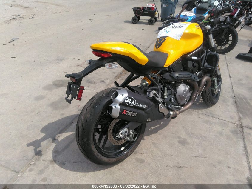2018 DUCATI MONSTER 821 ZDMMACLS7JB002979